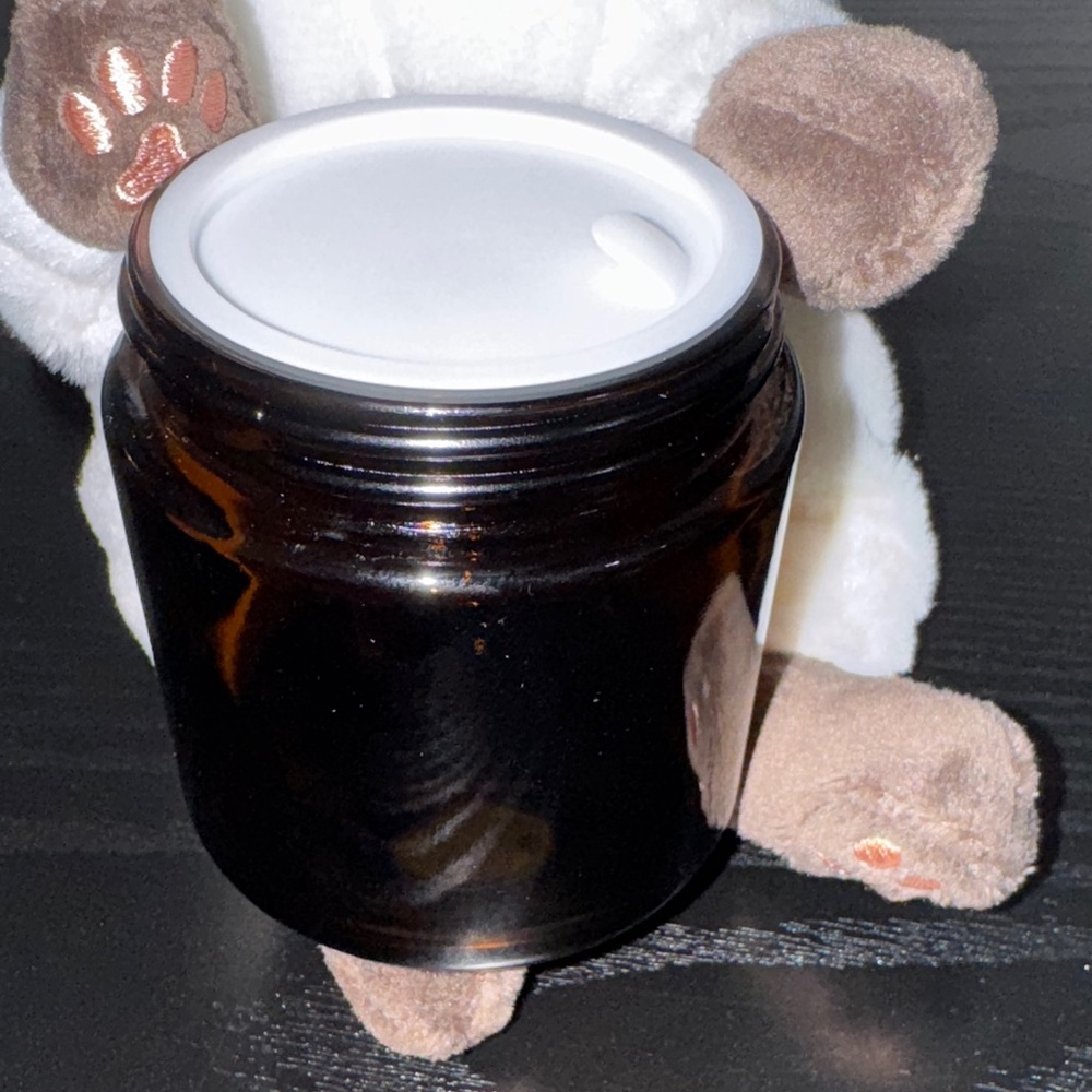 Set of4 Elegant Black Glass Jars - Picture 2 of 4